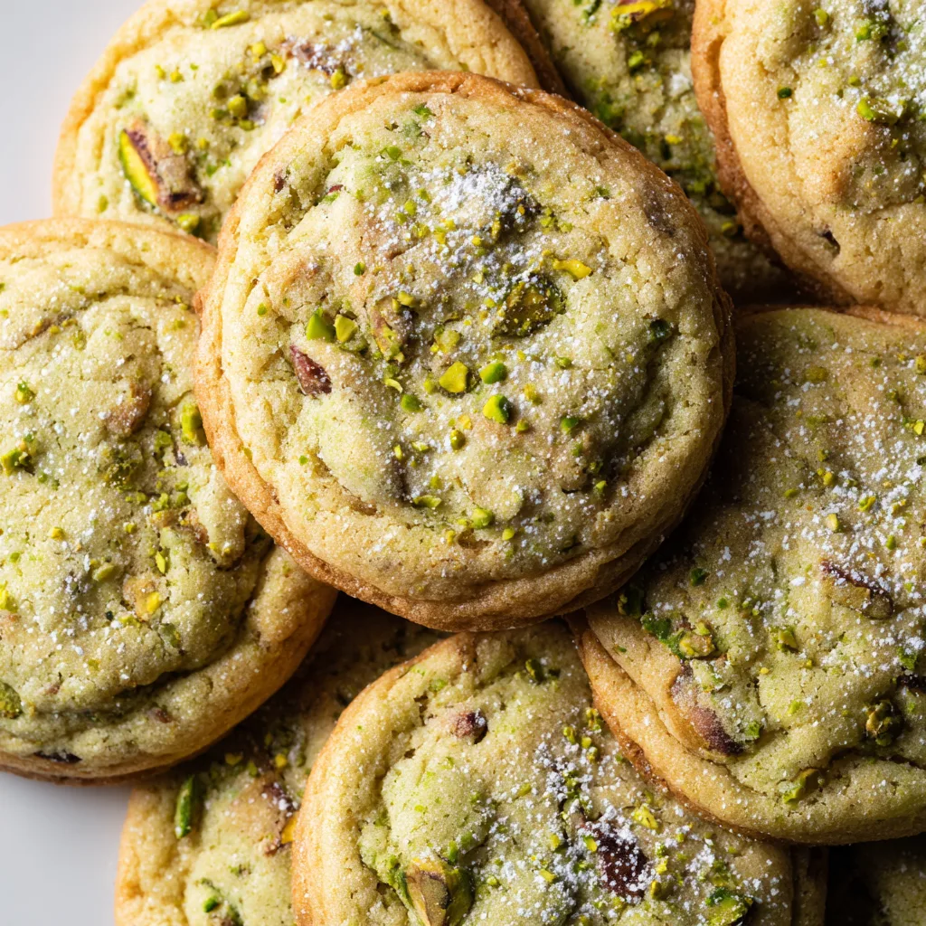 Pistachio Pudding Cookies