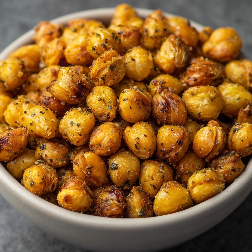Ranch Crispy Roasted Chickpeas