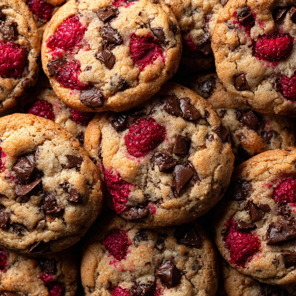 Raspberry Chocolate Chip Cookies