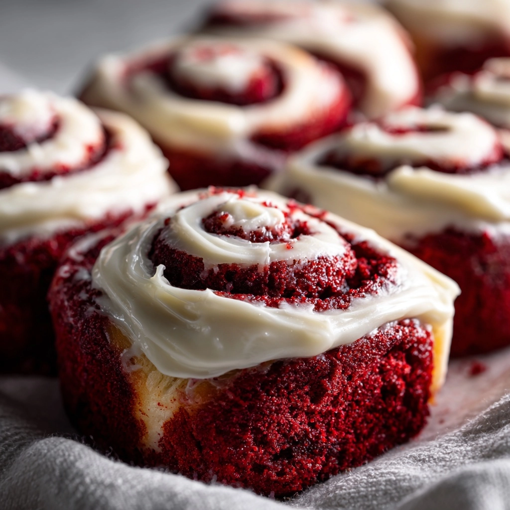 Red Velvet Valentines Cinnamon Rools