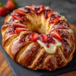 Rosca de Reyes Rellena de Mermelada de Fresa y Queso is a must-try! 3 Rosca de Reyes Rellena de Mermelada de Fresa y Queso