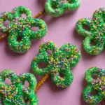 Shamrock Pretzel Pops