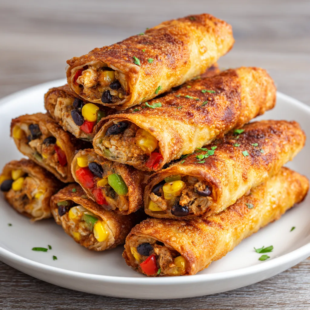 Southwest Egg Rolls - Like Mother Like Daughter