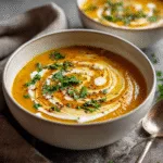 Spicy Butternut Squash Sweet Potato Soup