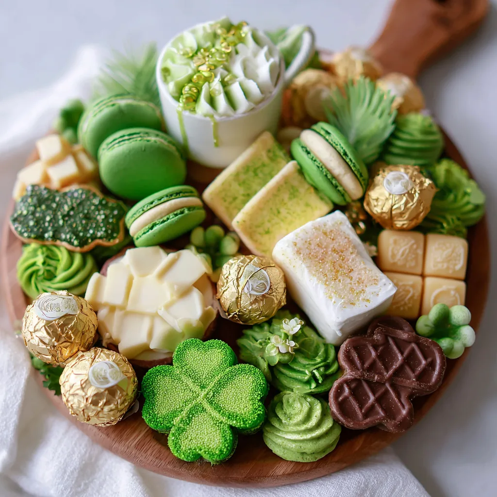 St. Patrick's Day Dessert Charcuterie Board