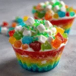 St. Patrick's Day Rainbow Snack Cups - Momdot.com