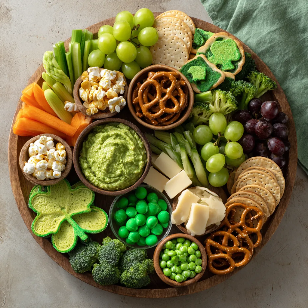 St. Patrick's Day Snack Board
