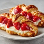 Strawberry Danish (with Cream Cheese) - Olives + Thyme