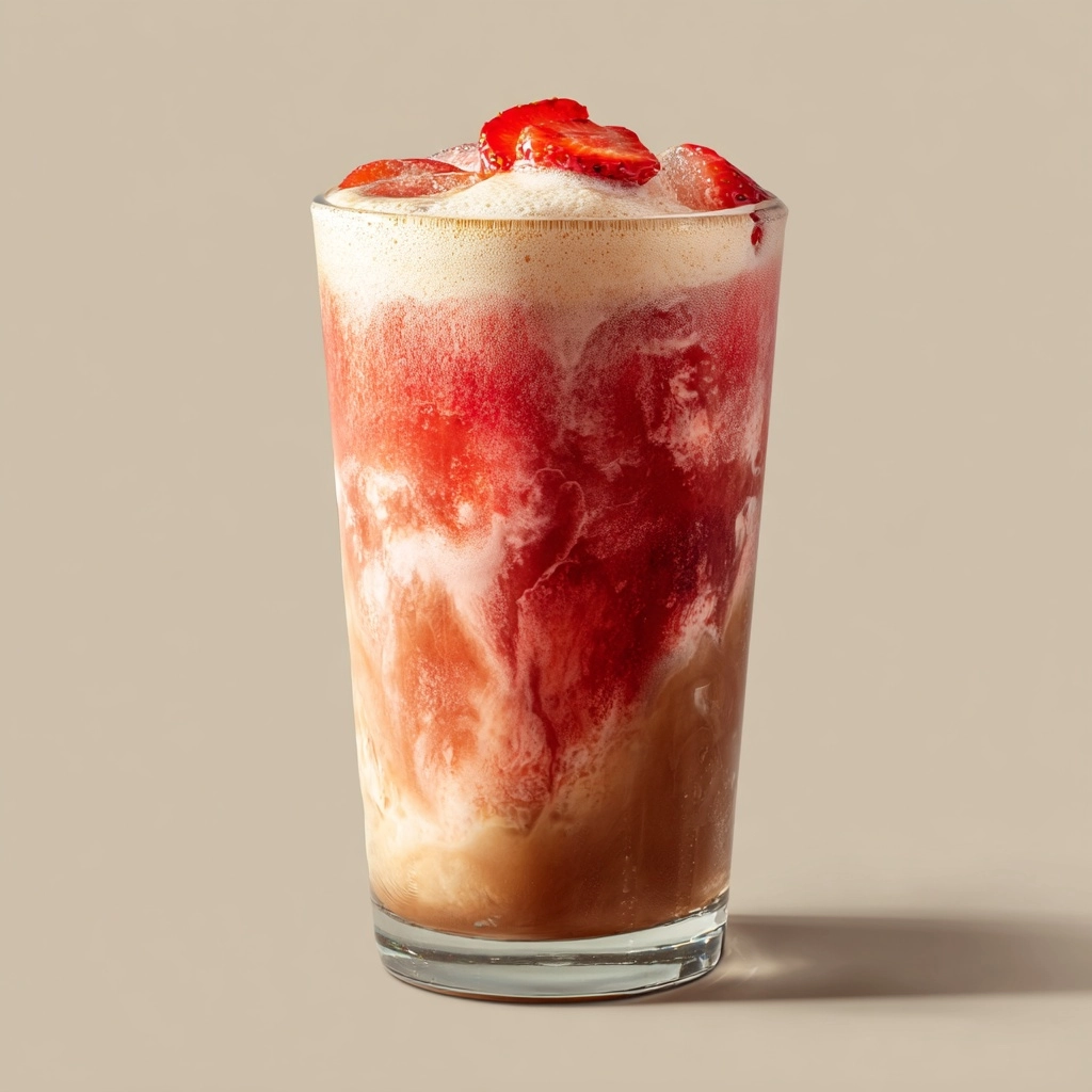 Strawberry Latte Iced or Hot