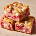 Strawberry White Chocolate Gooey Bars
