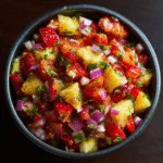 Tangy Pineapple Strawberry Salsa: A Refreshing Twist! 3 Tangy Pineapple Strawberry Salsa