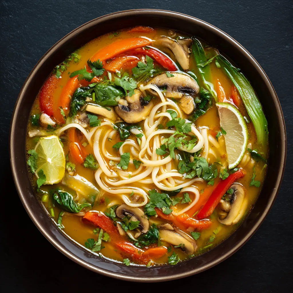 Thai Vegetable Noodle Soup