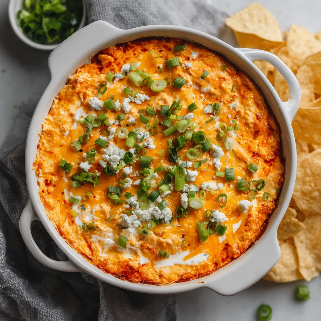 The BEST Buffalo Chicken Dip