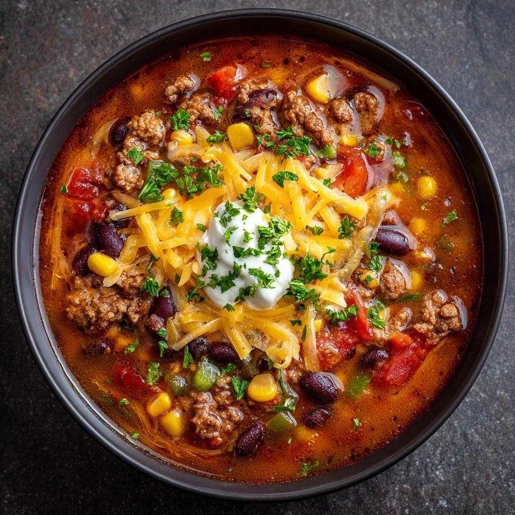 The BEST Taco Soup