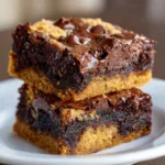 The Best Fudgy Chewy Browkies (Brookies) - Savvy Bites