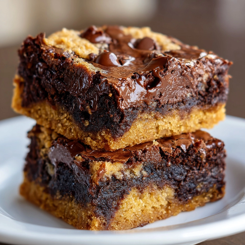 The Best Fudgy Chewy Browkies (Brookies) - Savvy Bites