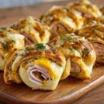 Turkey and Cheese Party Rolls