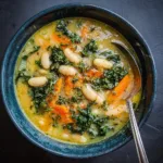 Tuscan White Bean Soup is a hearty dish!