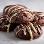 Valentine ganache cookies