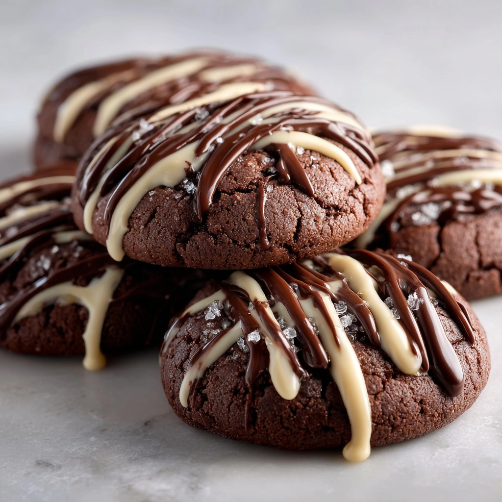 Valentine ganache cookies