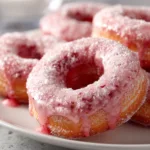 Valentine's Day Donuts, Strawberry Donuts