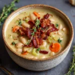 White Bean Soup with Bacon - An Organized Chaos