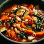 Winter Minestrone Soup (packed with veggies!)