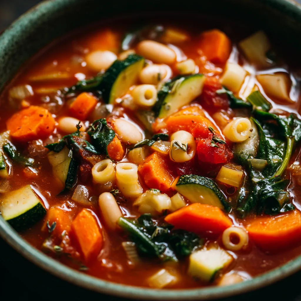 Winter Minestrone Soup (packed with veggies!)