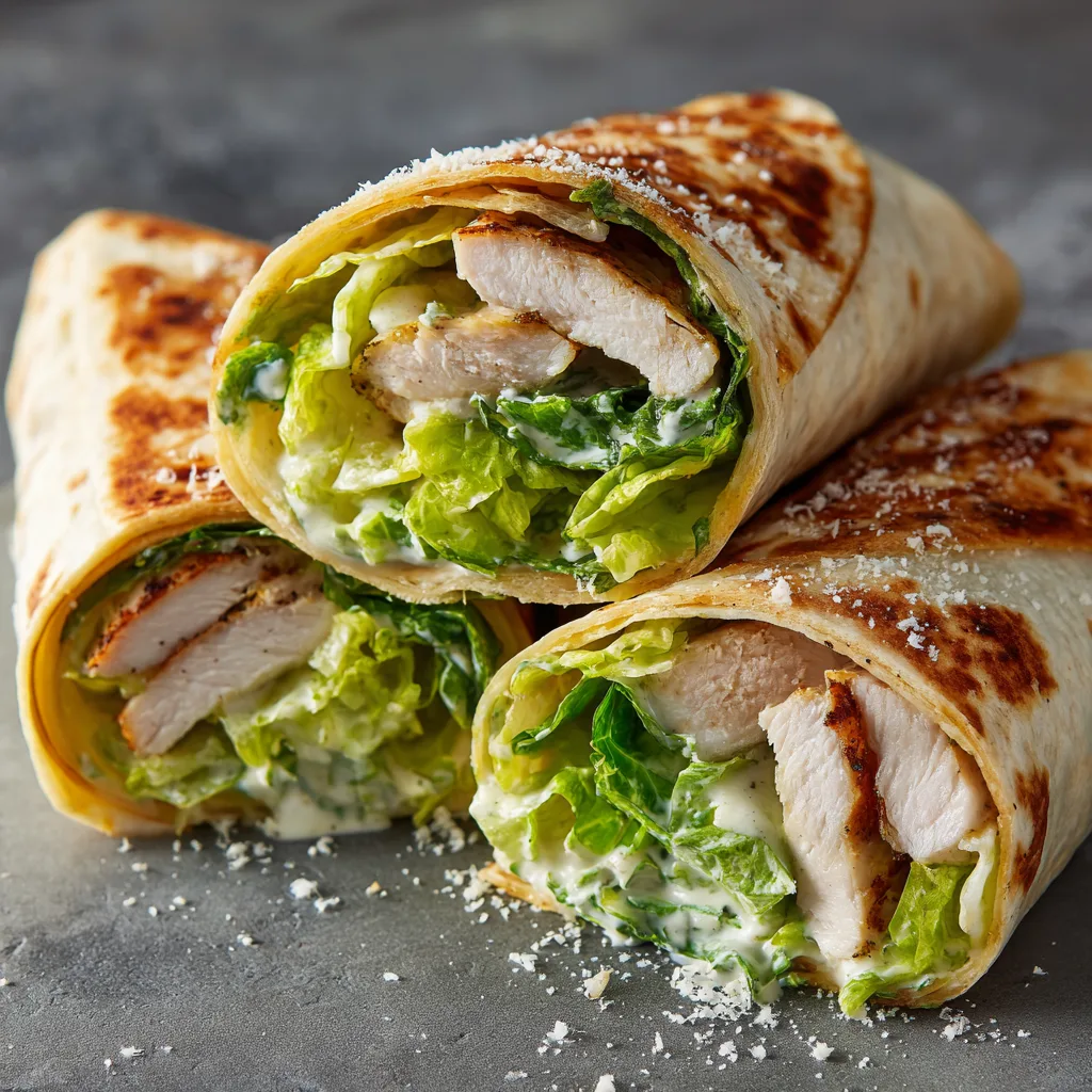 15-Minute Chicken Caesar Wraps You’ll Love Today! 2 15-Minute Chicken Caesar Wraps