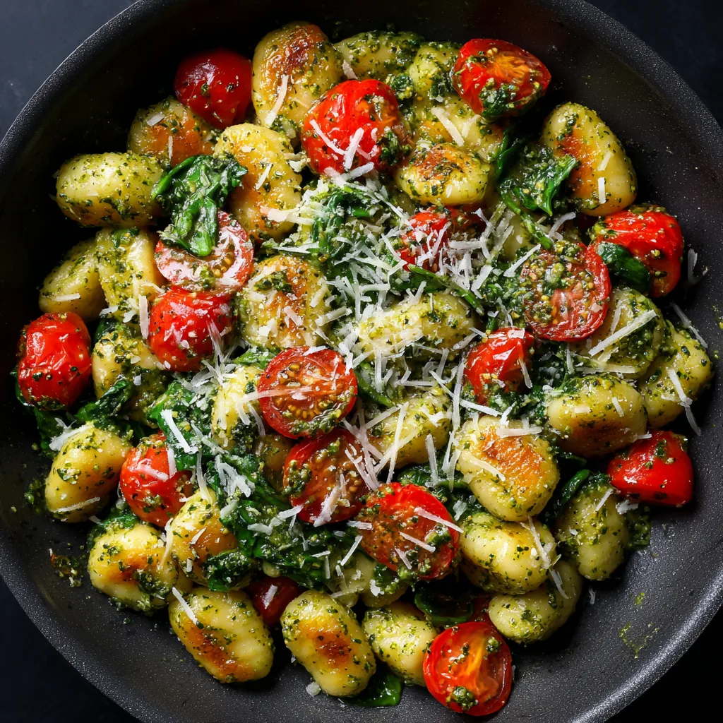 5-Ingredient Pesto Gnocchi Skillet: Quick & Delicious Dinner! 2 5-Ingredient Pesto Gnocchi Skillet