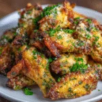Air Fryer Garlic Parmesan Wings