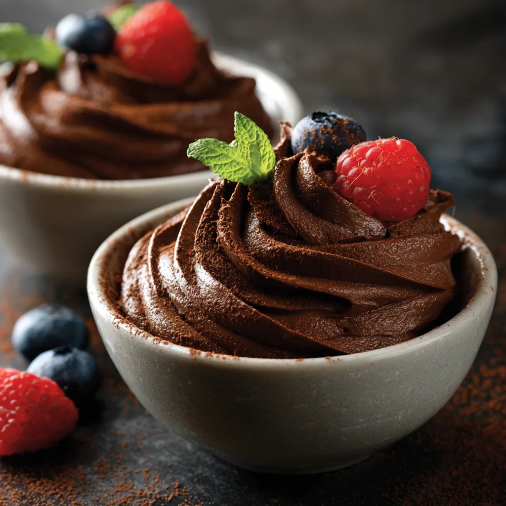 Avocado Chocolate Mousse (Healthy Dessert)