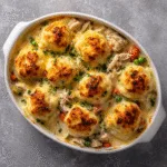 Baked Chicken and Dumplings Casserole