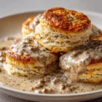 Biscuits and Sausage Gravy (Brunch Comfort)