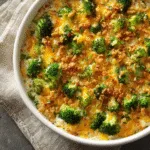 Cheesy Broccoli Rice Casserole