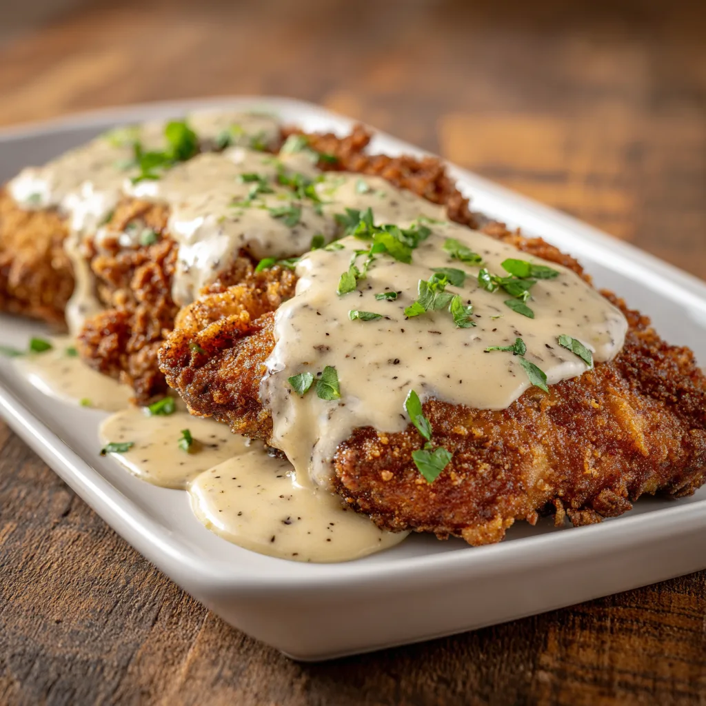 Chicken Fried Steak with Country Gravy: A Comforting Delight 2 Chicken Fried Steak with Country Gravy