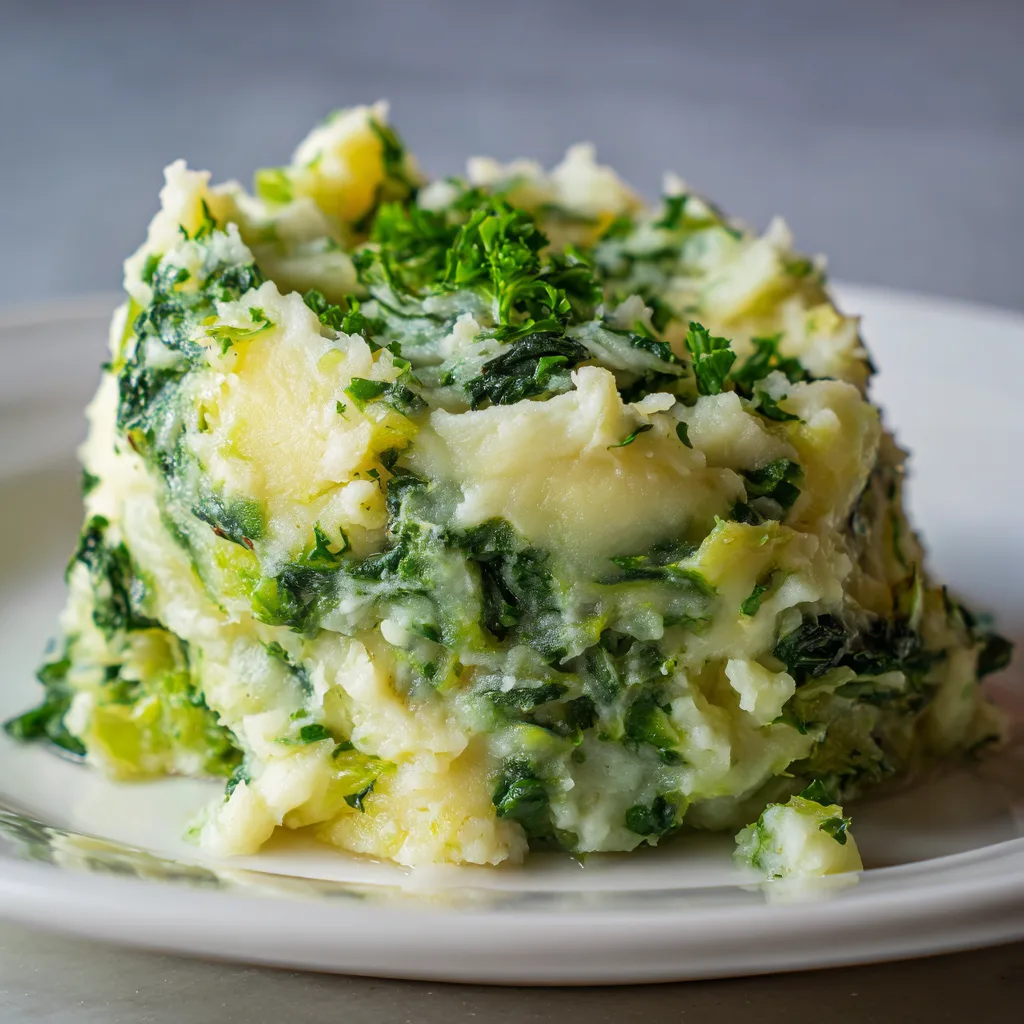 Colcannon (Mashed Potatoes with Cabbage & Kale)