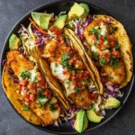 Crispy Air Fryer Fish Tacos with Slaw That Wow Your Taste Buds! 3 Crispy Air Fryer Fish Tacos with Slaw