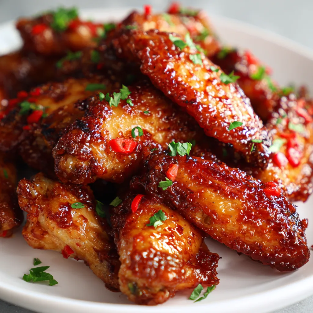 Crispy Baked Honey-Sriracha Chicken Wings You'll Love! 2 Crispy Baked Honey-Sriracha Chicken Wings