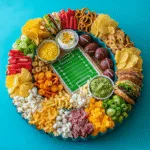 DIY Game Day Snack Stadium Platter