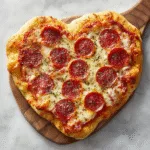 Easy Heart-Shaped Pepperoni Pizza: Make Love at Home! 3 Easy Heart-Shaped Pepperoni Pizza