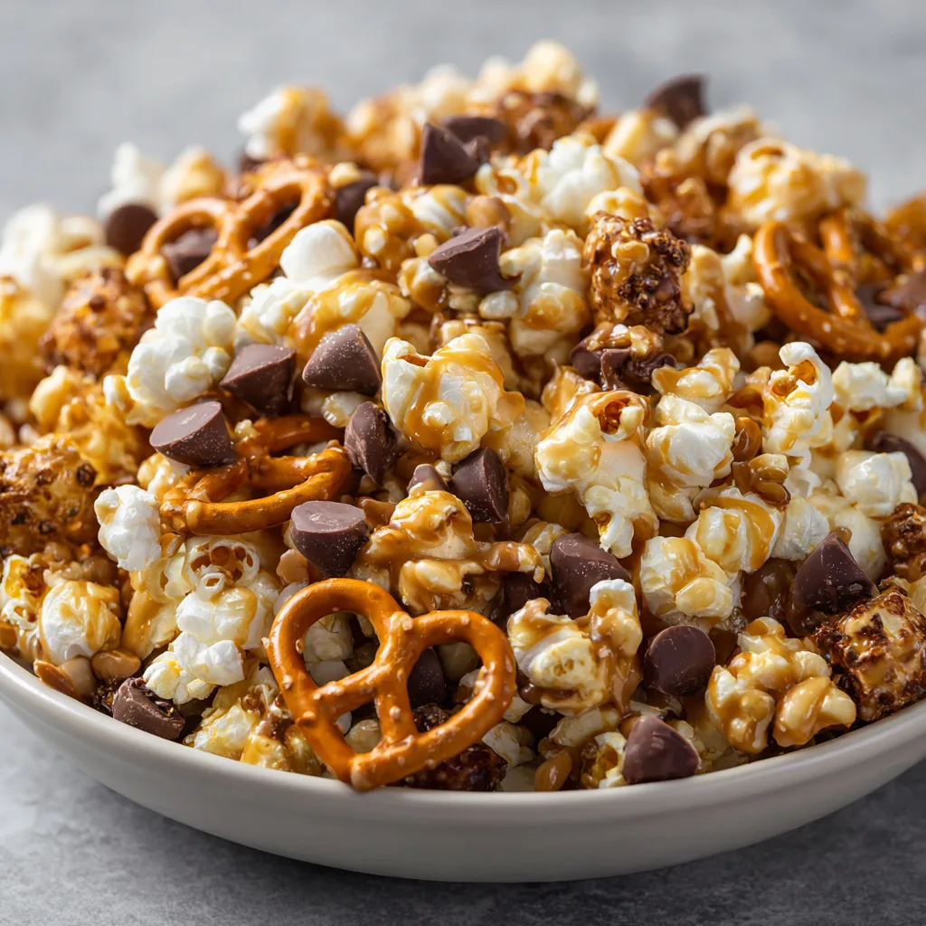 Game Day Caramel Popcorn Mix: A Sweet & Salty Delight! 2 Game Day Caramel Popcorn Mix (Sweet & Salty)