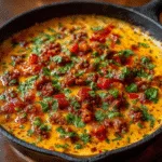 Gooey Loaded Queso Dip with Chorizo