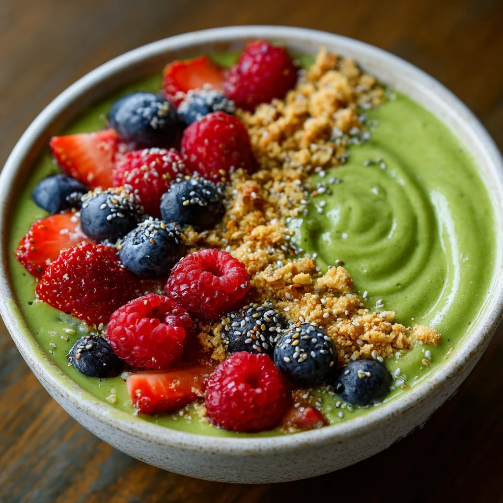 Green Detox Smoothie Bowl