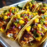 Grilled Fish Tacos with Mango Salsa