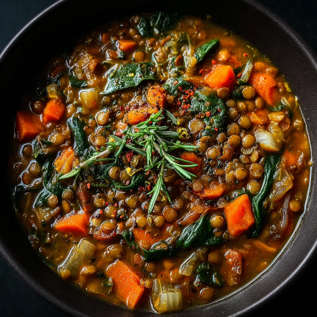 Hearty Lentil Vegetable Soup (Vegan) Boosts Your Health! 2 Hearty Lentil Vegetable Soup (Vegan)