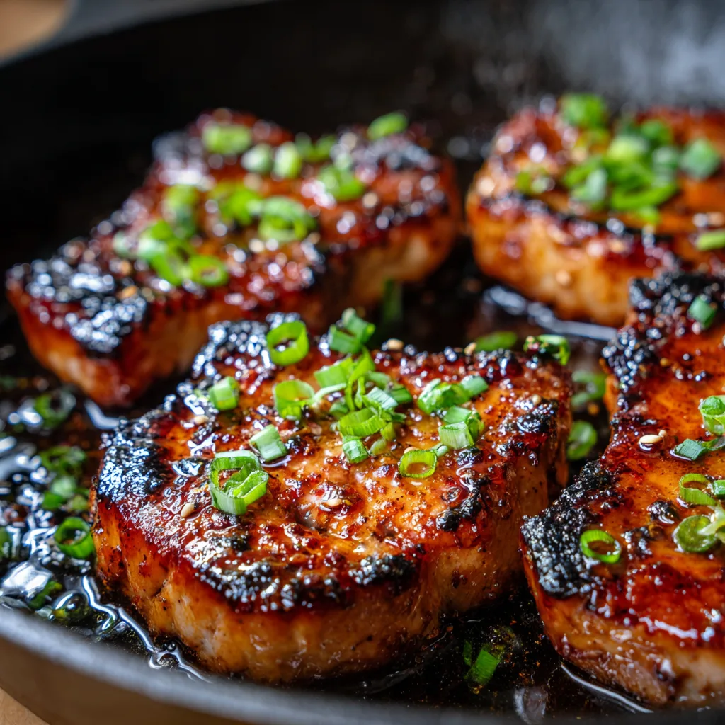 Honey Soy Glazed Pork Chops (30-Minute Meal) that Wow! 2 Honey Soy Glazed Pork Chops (30-Minute Meal)