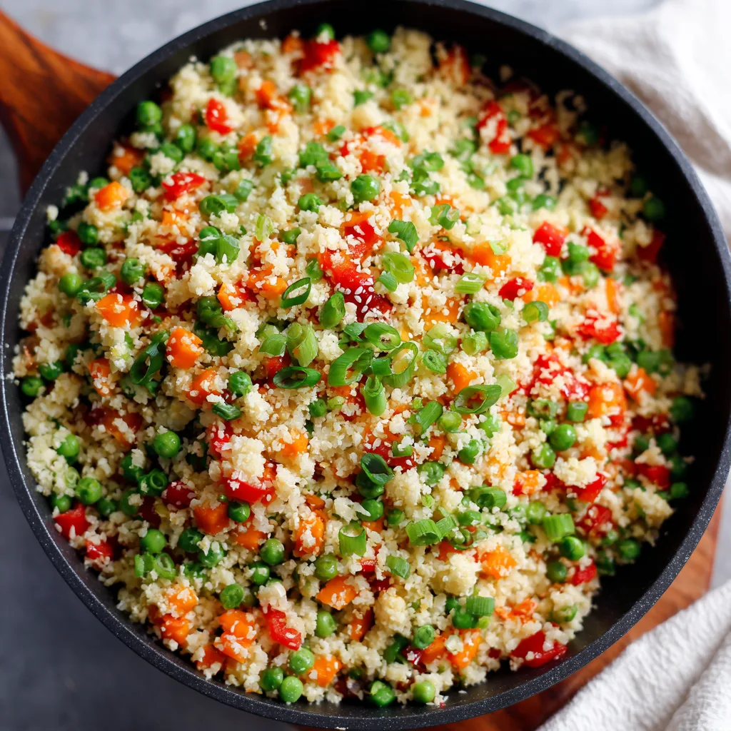 Keto Cauliflower Fried Rice (Low-Carb Takeout Swap)