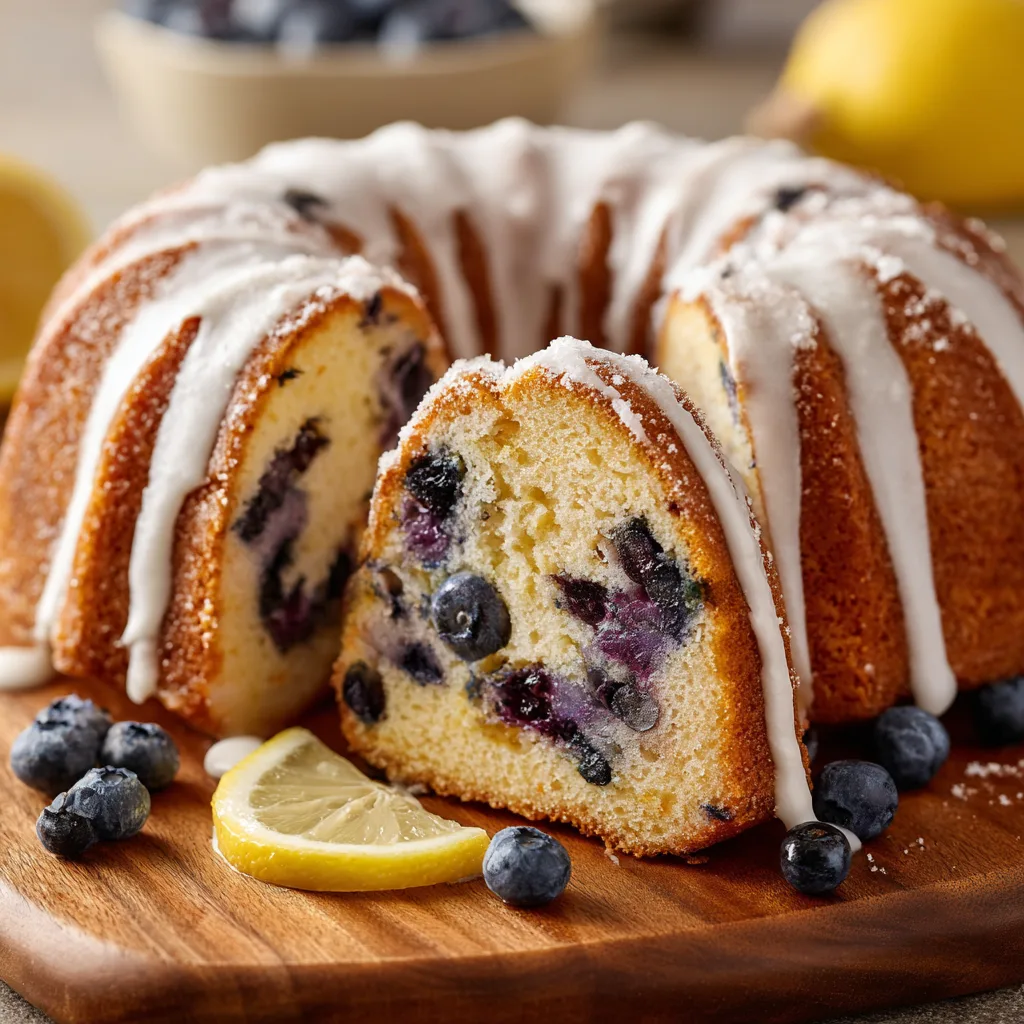 Lemon Blueberry Bundt Cake with Glaze: A Must-Try Delight! 2 Lemon Blueberry Bundt Cake with Glaze