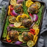 Lemon Herb Chicken and Spring Vegetables: A Simple Delight! 3 Lemon Herb Chicken and Spring Vegetables (Sheet Pan Dinner)